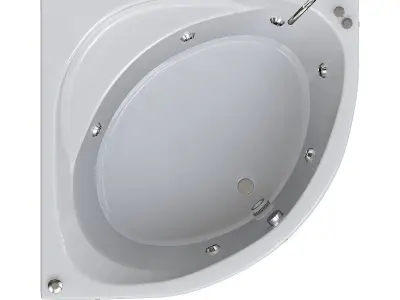 ALBATROS IDEA 140 WHIRLPOOL BATHTUB 3D model