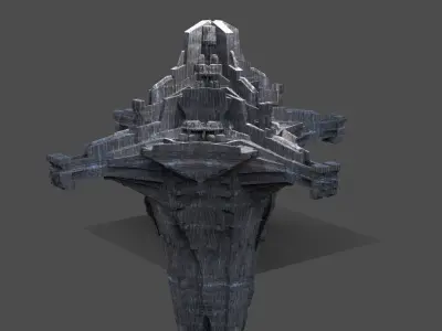 Sargons Tower Arch Tall 3D model