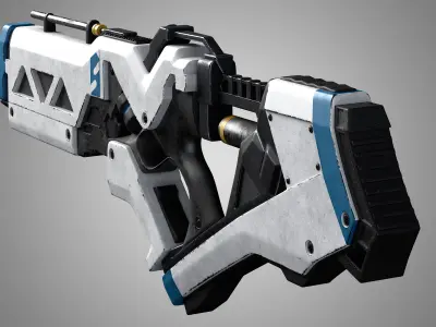 Sci-Fi Rifle 02 3D model