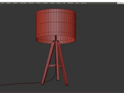 MARTUS TABLE LAMP Low-poly 3D model