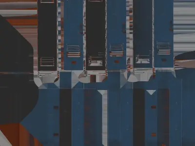 Locker Low-poly 3D model