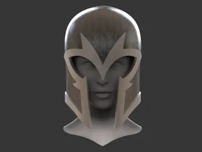 Magneto Helmet 3D print model