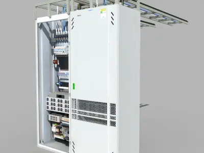 Telecom Power System 01 3D model