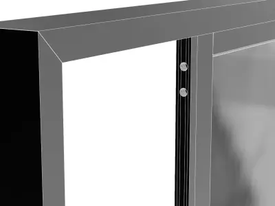 Aluminum Sliding Window Large 3D model