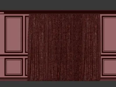 Curtain Set 203 3D model