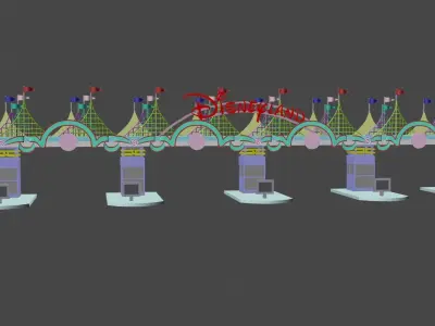 disney land  3D model