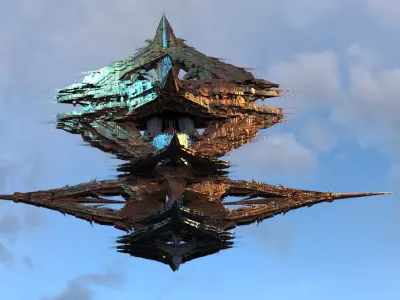 Amon Ship arch 3D model
