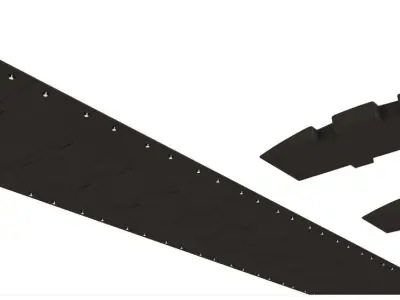 Road Barriers Collection 3D model