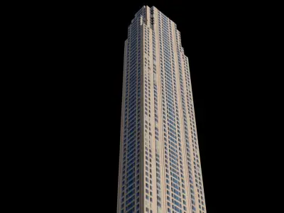 220 Central Park South - NYC Low-poly 3D model