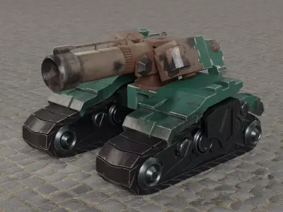 Overwatch - Bastion Tank 3D model