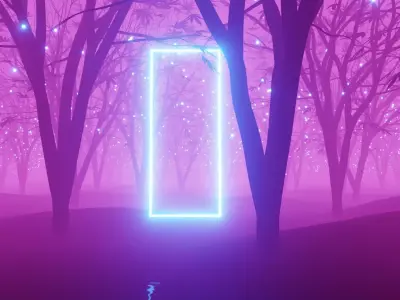 Stylized Forest Animation 3D model