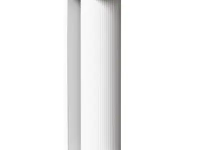 lucide sligo wandlamp zwart 3D model