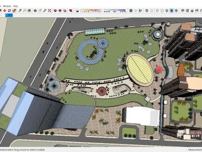 Sketchup Shopping Center E5 3D model