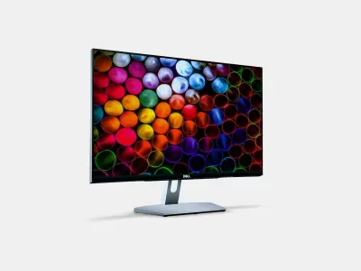 238 Dell S2421H Style Low-poly 3D model