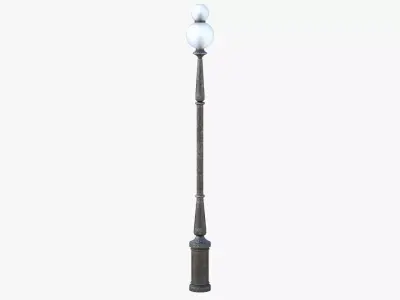 Street Lamp Low-poly 3D model