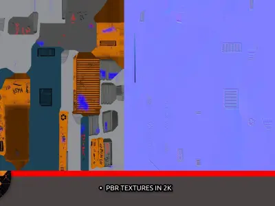 City building of the future  Low-poly 3D model