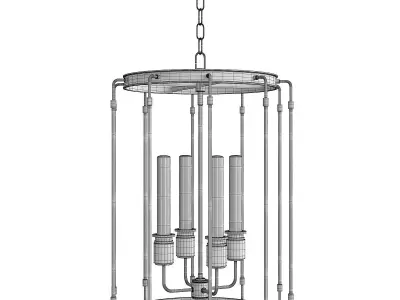 Hyde Park Pendant Light Low-poly 3D model