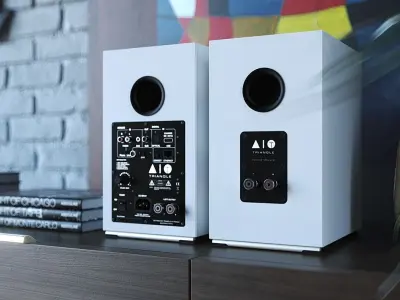 Audio speakers Triangle AIO Twin 3D model