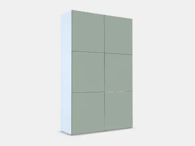 BESTA Storage combination with doors 36 Low-poly 3D model