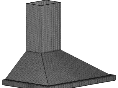 Plastic Premium Kitchen Chimney Toy 3D model