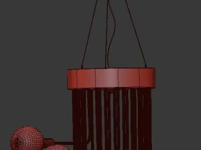 Modern Loft Industrial Chandelier Light 3D model