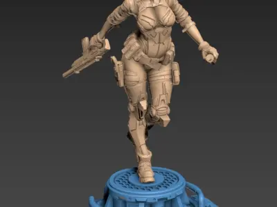 GDI Karen 100mm and 32mm 3D print model