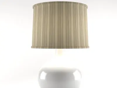 Table Lamp Set A003 3D model