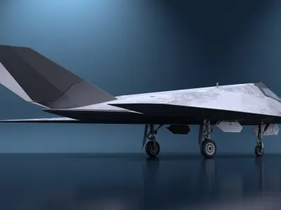  Combat Stealth Fighter Jet Simplified 