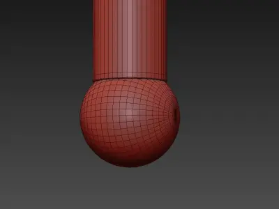 Miro 1 Brass Wall Sconce 3D model