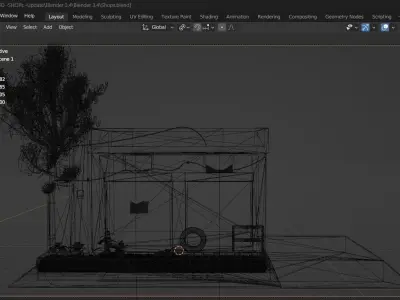 Street Markets 3D model