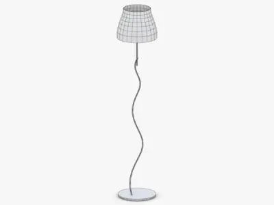 1438 - Floor Lamp Low-poly 3D model