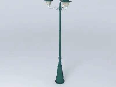 Street light 3D model 9