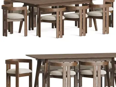 Dining Set 58 3D model