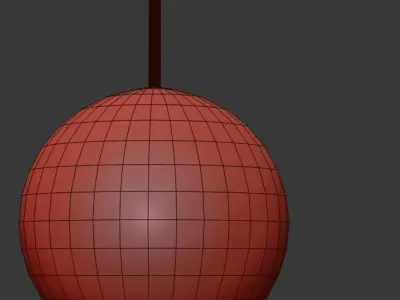 Catch glass lamp 3D model