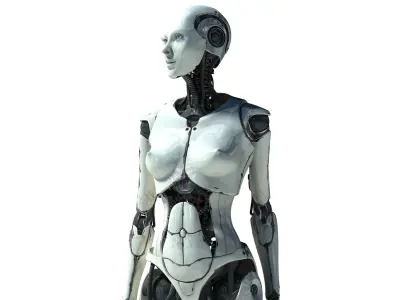  Cyborg Family Pack – Humans + Robot Horse 