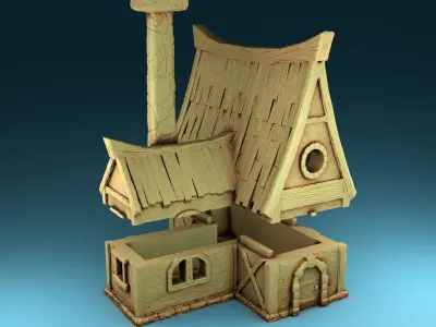 Farmers House 3D print model