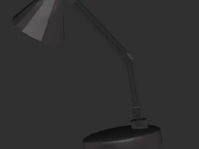 office desk light bulb 3D model