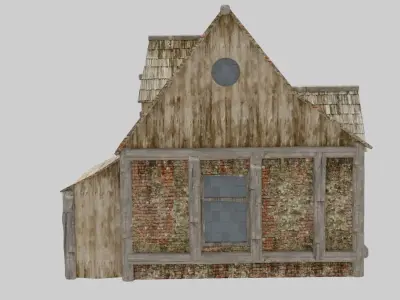 Old House 3D Model 3D model