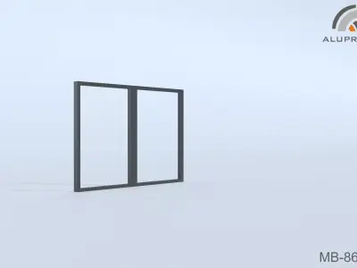 Aluprof MB-86-SI 005 W-0180 Free 3D model