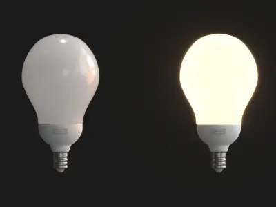 Light Bulb Set IKEA  3D model