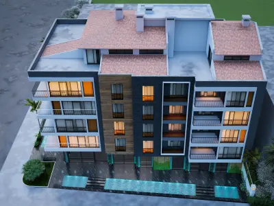  apartment project 3D model