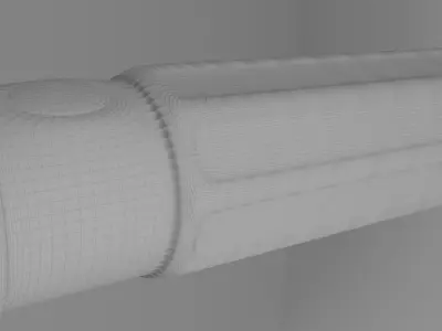 Flashlight telescope 3D model