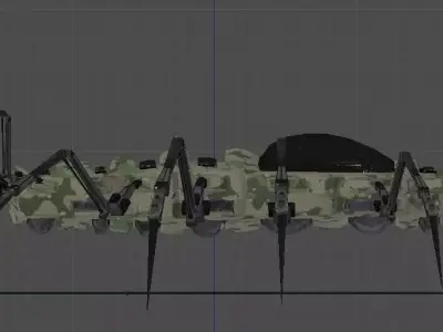 InsectMech insect Low-poly 3D model