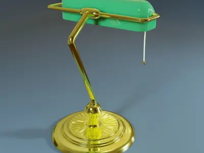 Vintage table lamp Free 3D model
