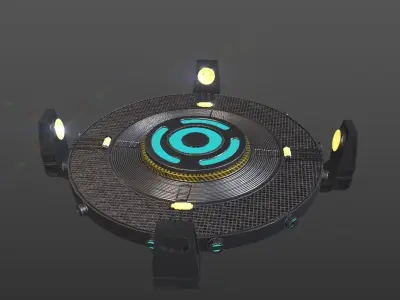 SCI-FI PLATFORM 3 3D model
