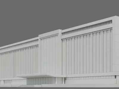 University building ID010 3D model