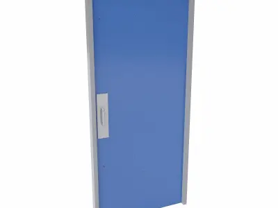 Store room door   Low-poly 3D model