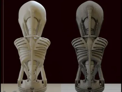 Robot 01 embryo 3D print model