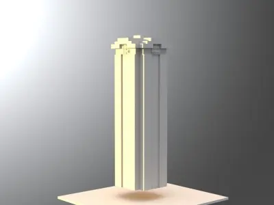 Times Tower Nairobi City 3D Model Kenya 3D model