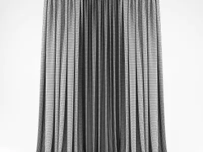 Curtain 3D model 308 Low-poly 3D model